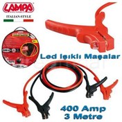 Resim Lampa 400a 3 Metre Led Işıklı Takviye Kablosu 12v 70120 