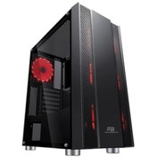 Resim Genel Markalar Vkg3403s 650w 80+ Mesh Panel Siyah Usb3.0 Kırmızı Led Fan Mid Tower Gaming Kasa 