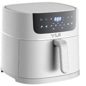 Resim Yui M50 Maxifry XXL 8 L Smart Dokunmatik Airfryer Sıcak Hava Fritöz Beyaz 