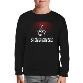 Resim Scorpions - Red Poison Siyah Çocuk Sweatshirt 