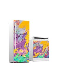 Resim Buzdolabı Ve Bulaşık Makinası Beyaz Eşya Sticker Kaplama Fırça Da 