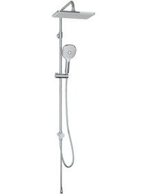 Resim Adell Mode S Rain Tepe Duş Seti Kare 25 Cm, 3 Fonksiyonlu, Krom Bataryasız Krom 