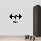 Resim Ogec Worx Kalp Ritimli Dumbell, Fitness Dekoratif Duvar özel yeni sticker, Çıkartma, Etiket 