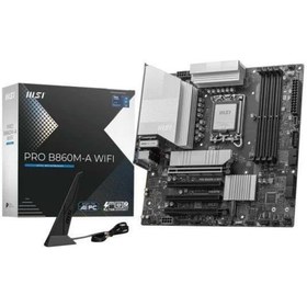 Resim MSI Pro B860m-a Wıfı7 Ddr5 Hdmı-dp Pcıe 5.0 1851p Matx 