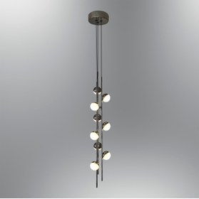 Resim Özcan Aydınlatma 2842-9A-24 Stary 13cm 9'LU SARKIT PLATİN 