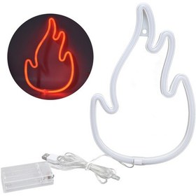Resim Alev Neon Işığı Kırmızı - Huiliang A 
