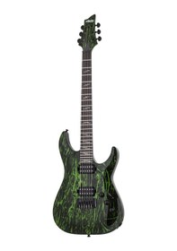 Resim Schecter C-1 Silver Mountain Elektro Gitar Toxic Venom 