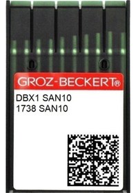 Resim Groz Beckert Düz Makine İnce Dip Dikiş İğnesi Dbx1 San10 8/60 100 Adet 