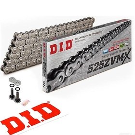 Resim Did 525-124zvm-x 2016-2019 Honda Crf1000l Africa Twin Adventure Sports Uyumlu Zincir Zvm-x Çelik Renk 