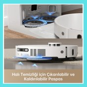 Resim Dreame Ultra Mop Uyumlu Robot Süpürge Beyaz 