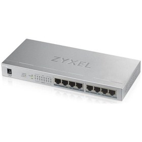 Resim Zyxel Gs1008hp, 8 Port, Gigabit, Poe 60w, Yönetilemez, Masaüstü Switch 