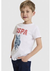 Resim U.s. Polo Assn. Erkek Çocuk Beyaz Tişört 50326998-vr013 
