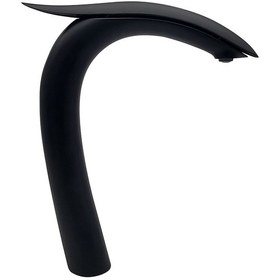 Resim Pure Swan Çanak Lavabo Armatürü Mat Siyah Elg-115 