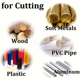 Resim 7 adet Yüksek Hızlı Çelik Kesme Bıçakları, Küçük, Yıkanabilir, Montaj Gerektirmez, Ahşap İşleme, Döner Elektrikli Disk Aracı, Ahşap Kesme, Plastik, Bakır, Alüminyum, Yumuşak Metaller için 