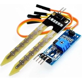 Resim Arduino Toprak Nem Algılama Modülü - Su - Nem Sensörü 