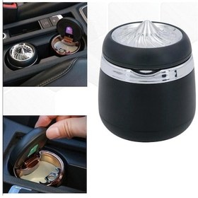 Resim Porselen Rgb Işıklı Lüx Küllük Krom 