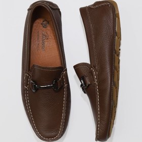 Resim Bueno Shoes Kahverengi Flotter Deri Erkek Loafer 05ms2021 