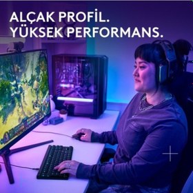 Resim Logitech G515 Tkl Kablolu Düşük Profilli Rgb Aydınlatmalı Ingilizce Oyun Klavyesi, Siyah 