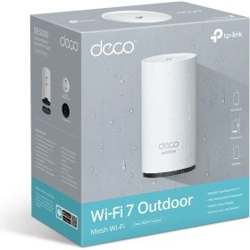 Resim Tp-Link Deco BE25-OUTDOOR(1-PACK) | Wi-Fi 7 Mesh Router | BE3600MGBPS Çift Bant | 2× 2.5g Port | IP65 Suya & Toza Dayanıklı | Poe Destekli | Aı-Roaming & Homeshield | Iç/dış Mekan Kullanım 