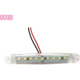 Resim Parmak Led 9 Led 4w 12-24v 10cm Beyaz / Laam660-1 Renkli 