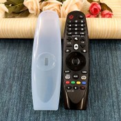 Resim Dayanıklı Silikon TV Uzaktan Kumanda Kılıfı - Yumuşak Koruyucu Kapak, Darbeye Dayanıklı, Yüksek Çözünürlüklü Şeffaf, Çoğu Evrensel Uzaktan Kumandaya Uyar 