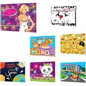 Resim Çınar Resim Defteri 17X24 - 4 Adet 