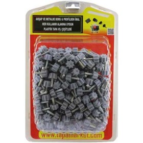 Resim M4 X15 Civatalı Çap 15 Sıkma Kolu Gri 