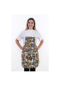 Resim Jarse Frilly İkili Paket Sıvı Geçirmez Su Geçirmez Mutfak Önlüğü Ayçiçeği Siyah 