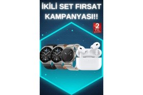 Resim Ceylan Adam Aynalı Bluetooth Kulaklık Yeni Nesil Akıllı Saat Titreşimli Nabız Ölçer Spor Modları 