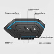 Resim Jokmae Motosiklet Kask Kulaklığı Bt5.0: Su Geçirmez İnterkom 