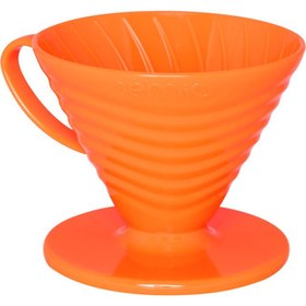 Resim Neon Turuncu V60 02 Dripper Kahve Demleme Ekipmanı 
