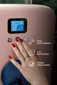 Resim BOB Tezgah Üstü Mini Bulaşık Makinesi Karbeyaz Gümüş 