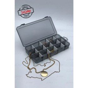 Resim MORYAN 15 Bölmeli Ayarlanabilir Takı Organizer Ilaç Boncuk Küpe Kolye Yüzük Toka Kutusu 