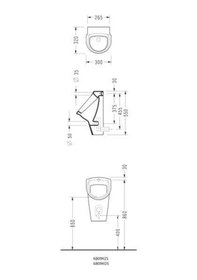 Resim Serel Orkide Pisuvar Arkadan Su Girişli 6809Azs110H 