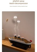 Resim AyrStore Titanic Aromaterapi Hava Nemlendirici Kuruluğu Önlemek Için Verimli Gemi Dizaynlı Difüzör 