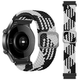 Resim Samsung Gear S3 Classic/s3 Frontier/galaxy Watch 46mm İçin 22mm Örgülü Halat Ayarlanabilir Kordonlu Saat 