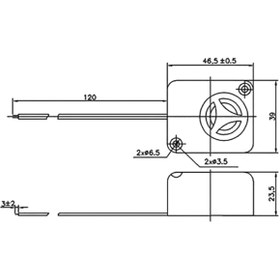 Resim Swion IC-221A Buzzer 12V DC Devreli Kablolu Siren Ses 