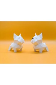 Resim shop Minimalist Geometrik Köpek Heykelcik 