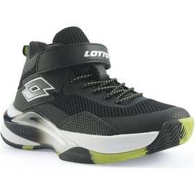 Resim Lotto Superıor B Ps Siyah-yeşil Erkek Çocuk Basketbol Ayakkabısı Siyah 