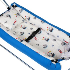 Resim Portatif Bebek Hamak - Mavi 