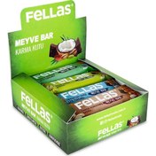 Resim FELLAS Meyve Bar Karma Kutu 12 Adet (4 Çeşit) 