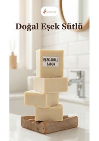 Resim Eşek Sütü Sabunu Doğal 6 Adet 1kg El Yapımı Doğal 