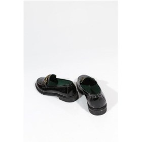 Resim Dgn 6007-1 Kadin Loafer Ayakkabi Siyah 