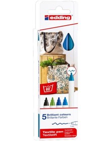Resim Edding Kumaş Boyama Kalemi Cool 5 Li 4500 