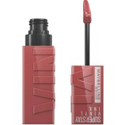 Resim Maybelline super stay vinyl ink uzun süre kalıcı likit parlak ruj 35 cheeky 