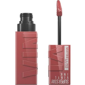 Resim Maybelline super stay vinyl ink uzun süre kalıcı likit parlak ruj 35 cheeky 