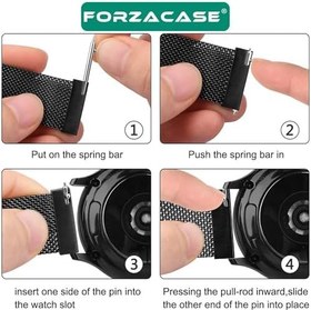 Resim Xiaomi Redmi Watch 5 Lite ile uyumlu Metal Mıknatıslı Kordon Kayış - FC096 