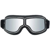 Resim Motosiklet Gözlükleri, Vintage Stil, Çizilmez Toz Geçirmez, Ce Sertifikalı, Darbe Direnci, Uv Koruması, Kumlu Koşullarda Net Görüş 