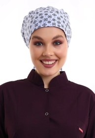 Resim Bilenn Tekstil Tesettür Bone - 2301 Mavi Kilim Desenli 