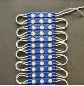 Resim 20 Adet Mercekli Modül Led Mavi 1,2w 12 Volt 